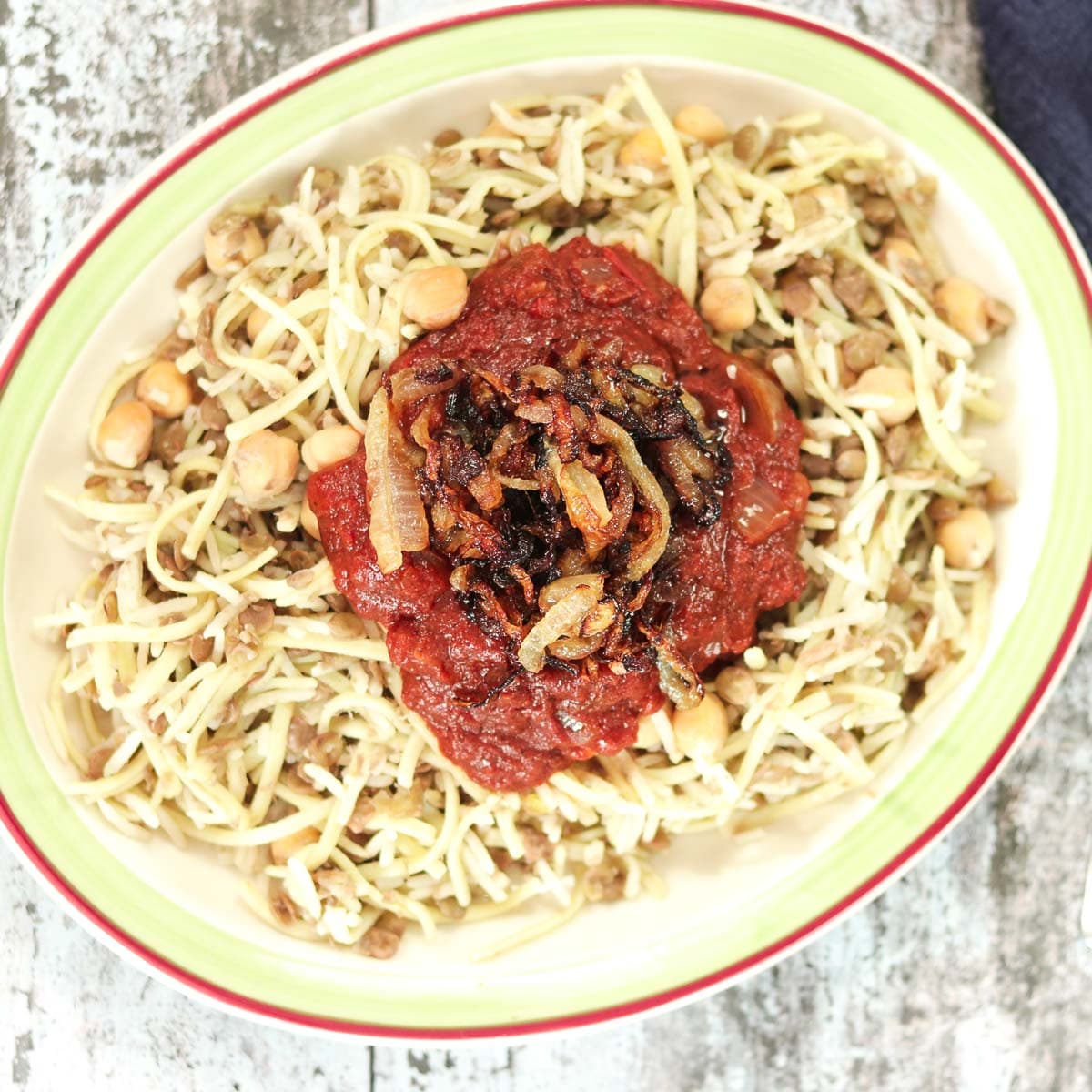 Koshari Egiptean Vegan - Mâncarea Națională a Egiptului