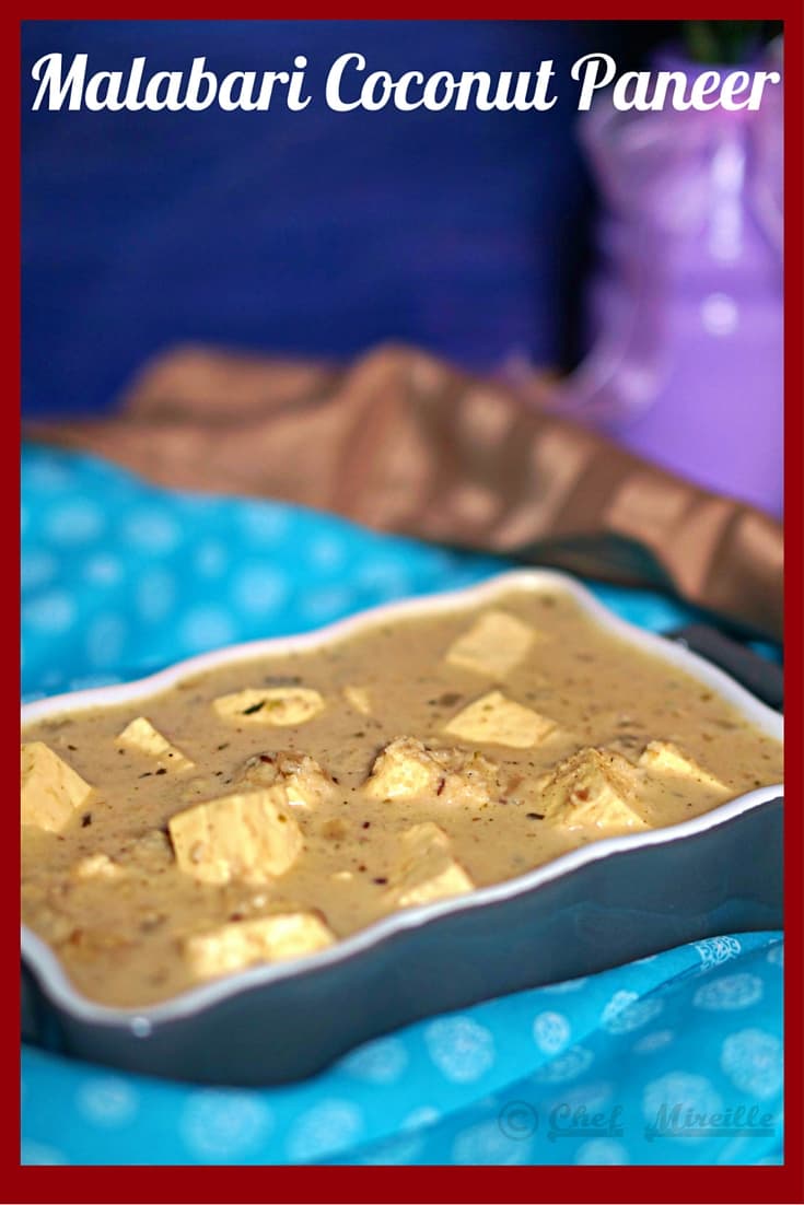 Paneer cu Nucă de Cocos și Condimente Malabari