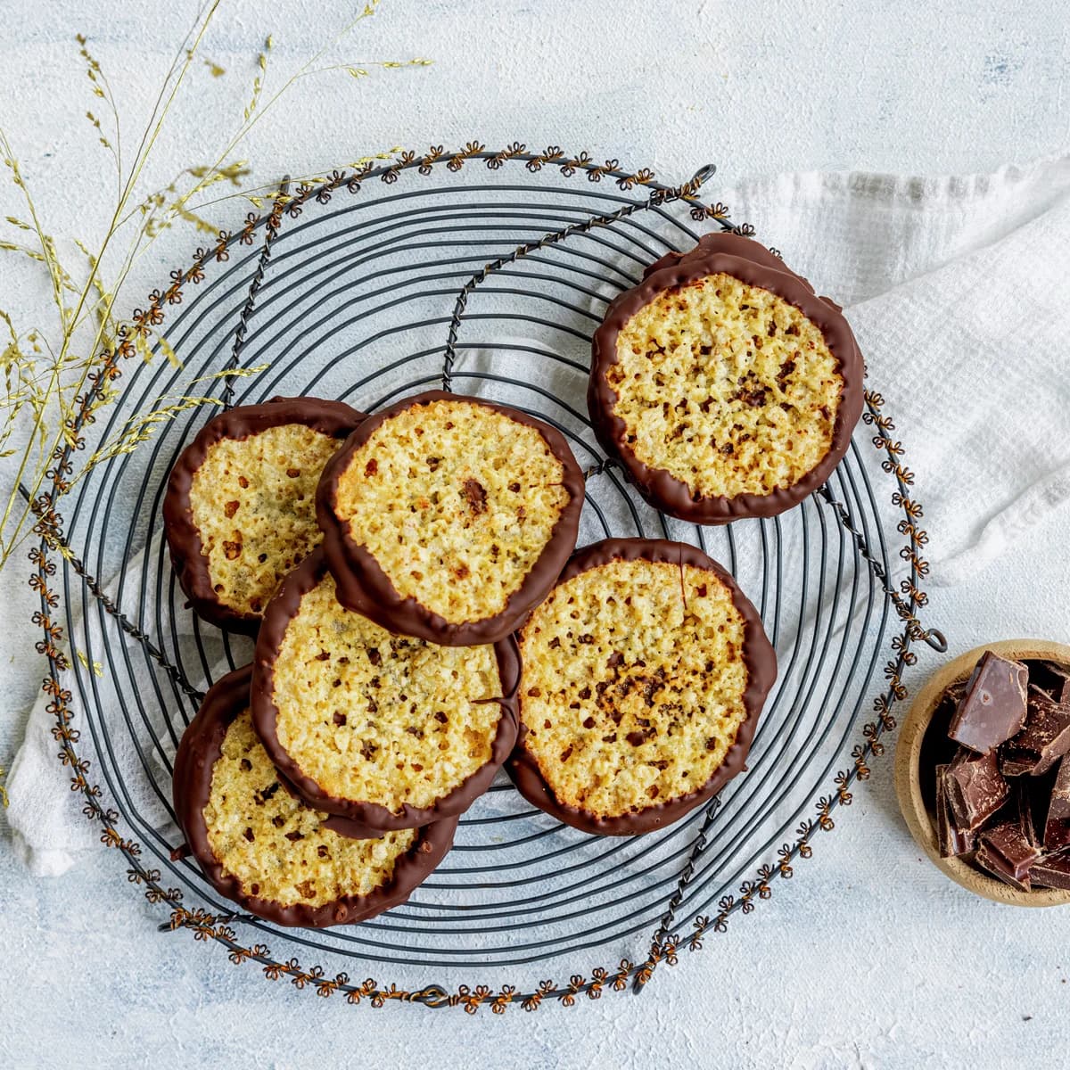 Havreflarn cu ciocolată