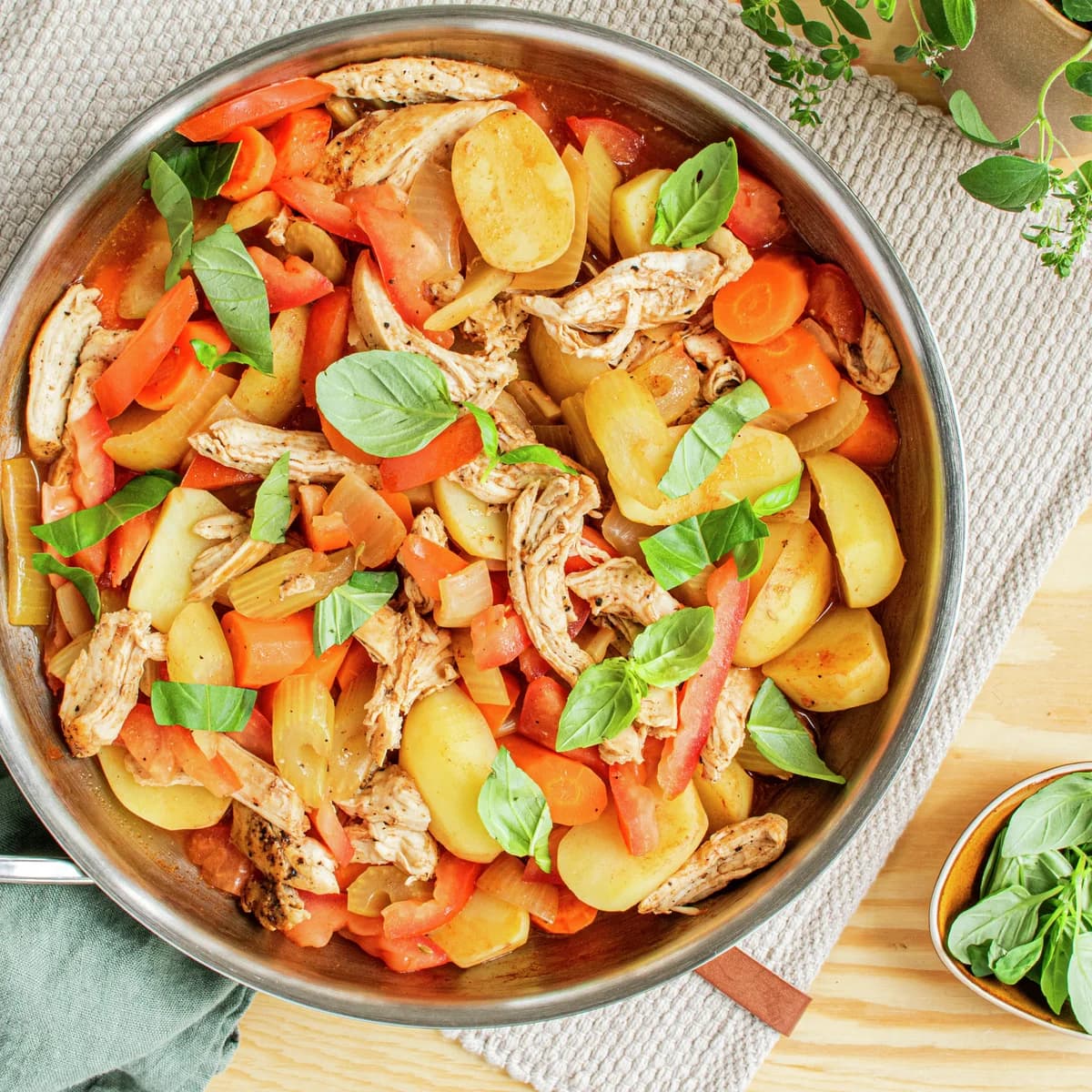 Kyllinggryte med grønnsaker