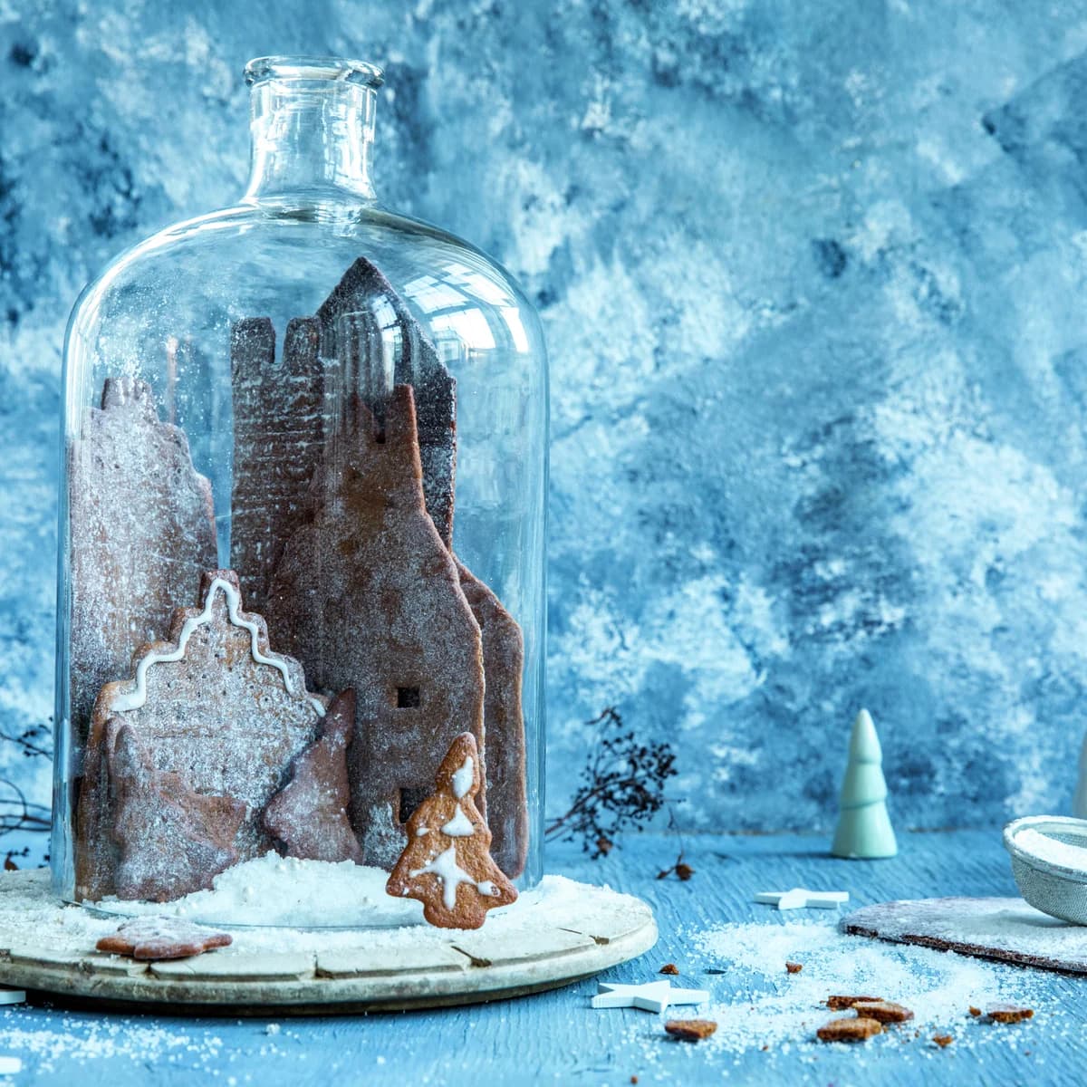 Pepperkakeby i krukke (Biscuiți de scorțișoară în sticluță)