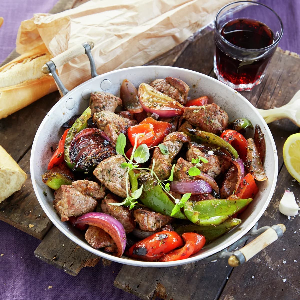 Lammepanne med Aïoli