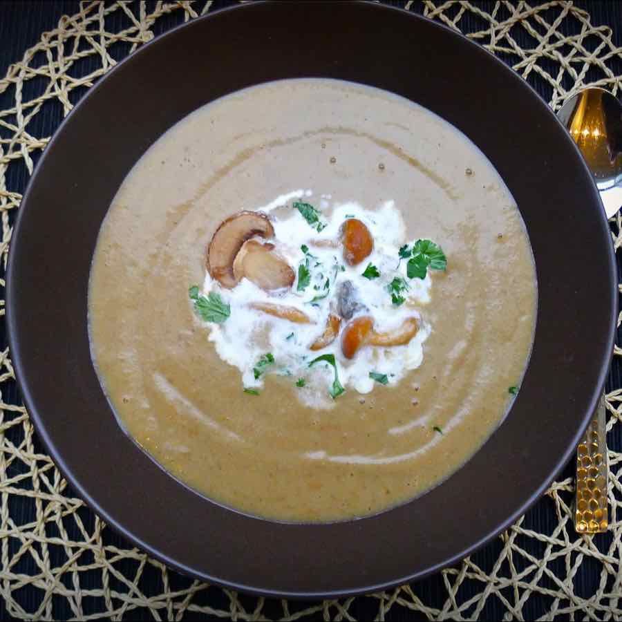 Crema de Champiñones