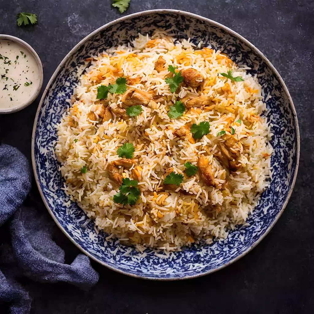 Chicken Biryani cu Cartofi