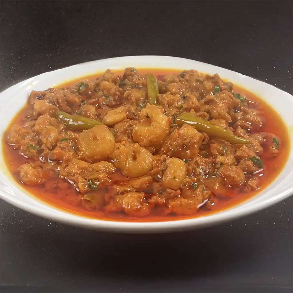 Curry cu Creveți și Lapte de Cocoș