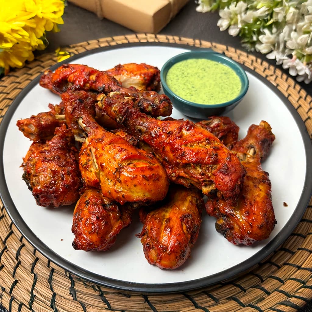 Pui la cuptor în stil tradițional indian