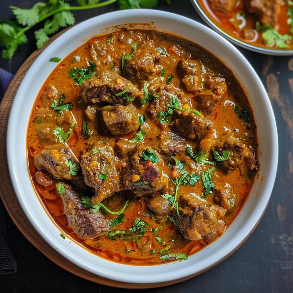 Curry de Carne cu Moong Dal