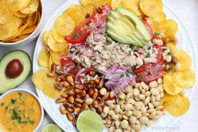 Ceviche de pește tun (Ceviche Volquetero)