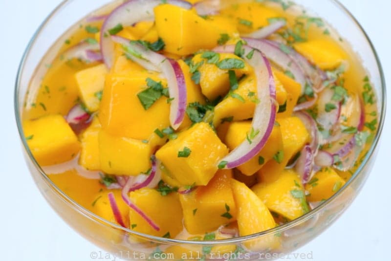 Ceviche de mango