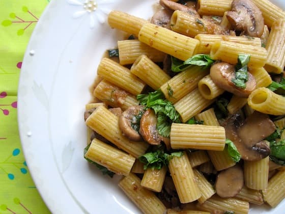 Pasta cu ciuperci Champiñones