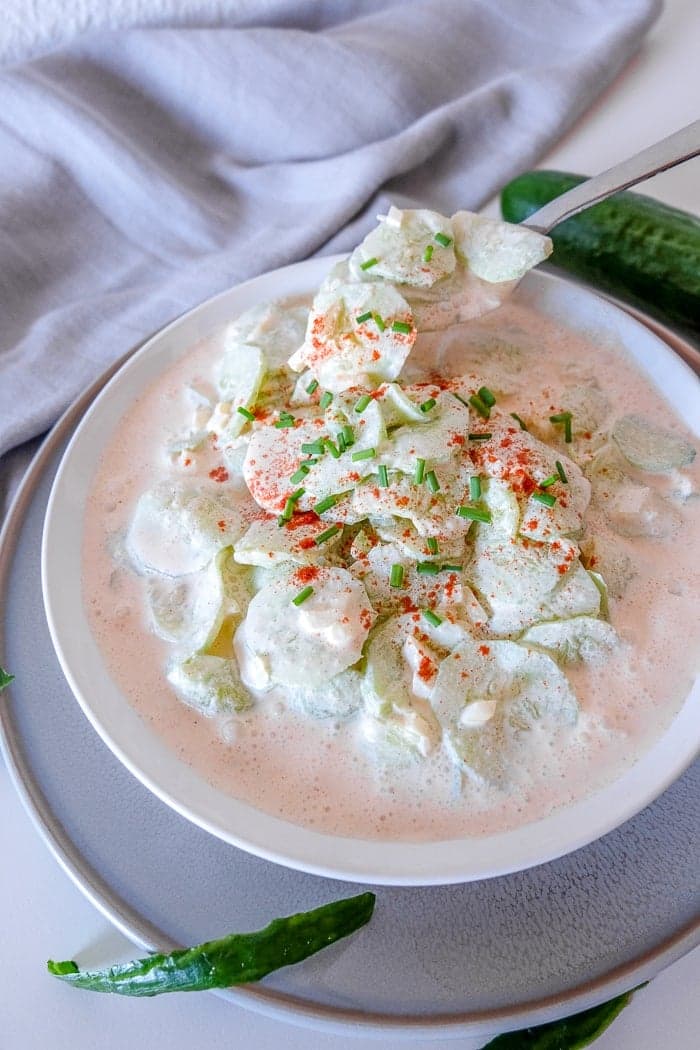 Creamy Cucumber Salad