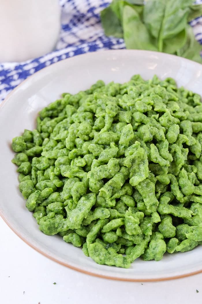 Spaetzle cu Spanac