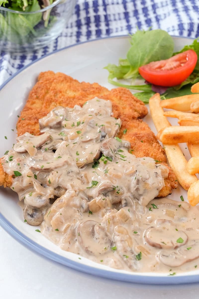 Jägerschnitzel (Snitel de vânat german)