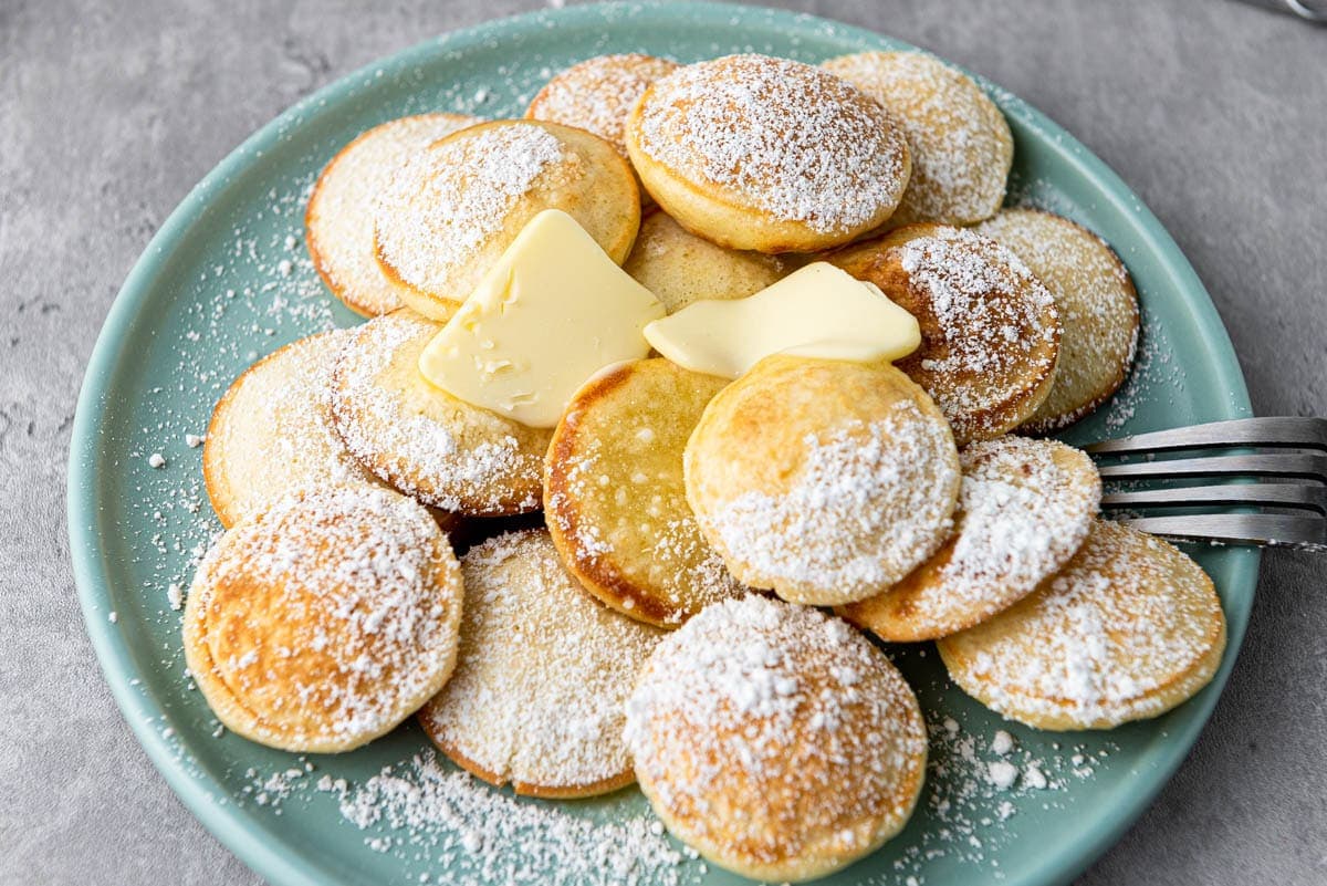 Poffertjes (Clătite olandeze mini)