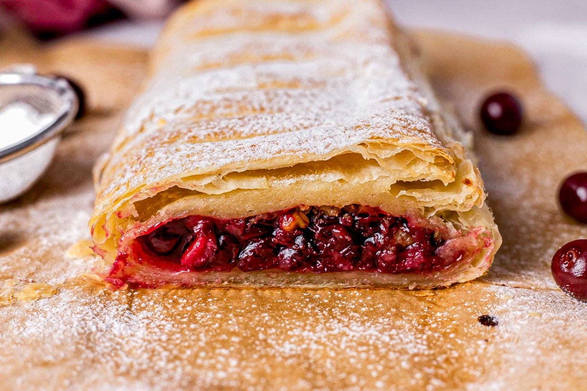 Easy Cherry Strudel