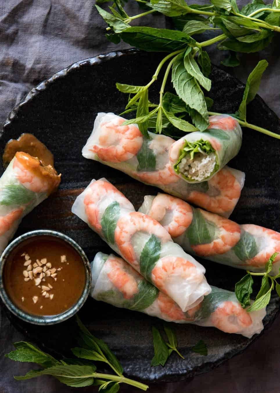 Rulouri de foi de orez vietnameze (Spring Rolls)