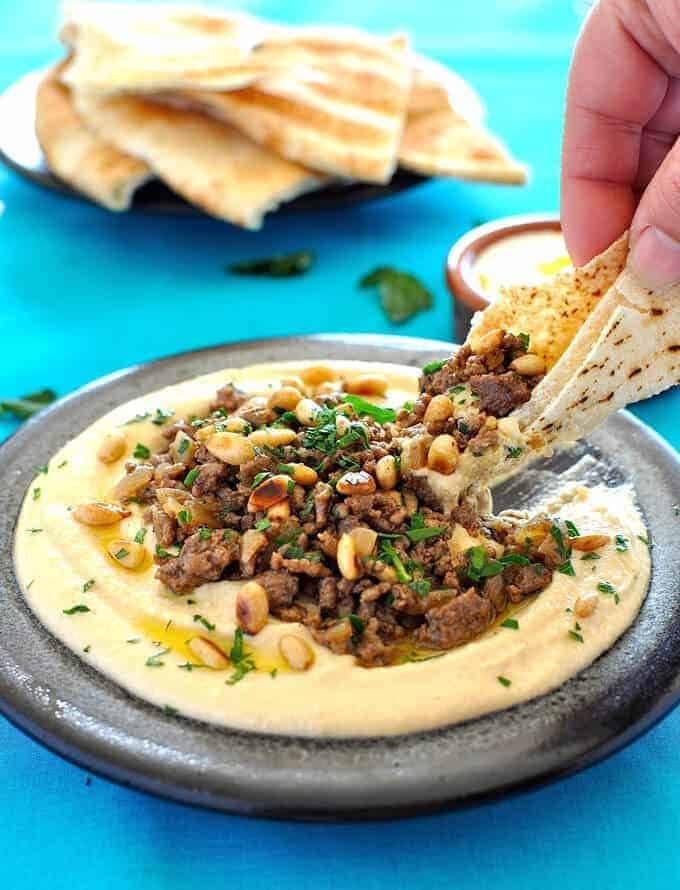 Hummus cu Carne de Miel