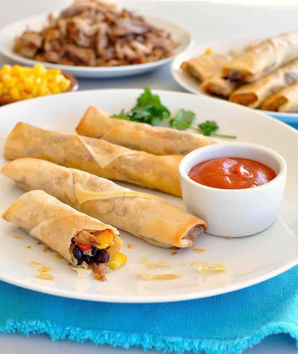 Rulouri de Primăvară Mexicane (Egg Rolls)