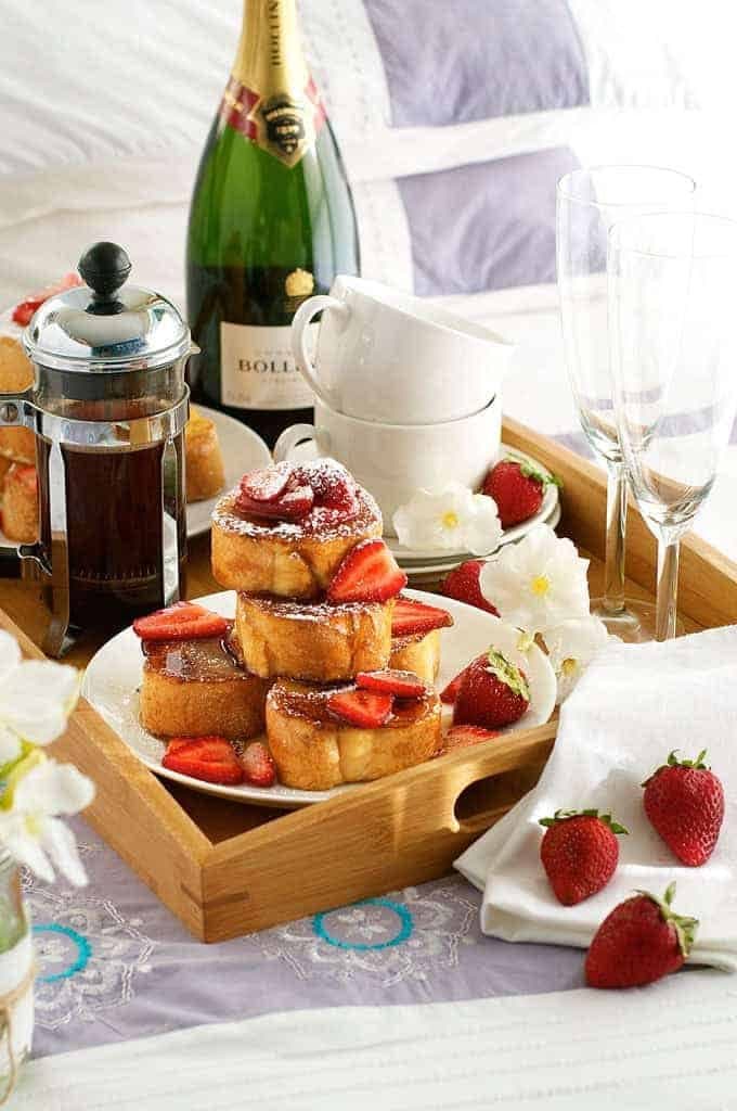 Mini French Toast cu Zmeură