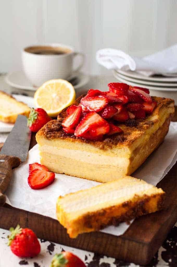 French Toast Umplut cu Brânză de Vaci
