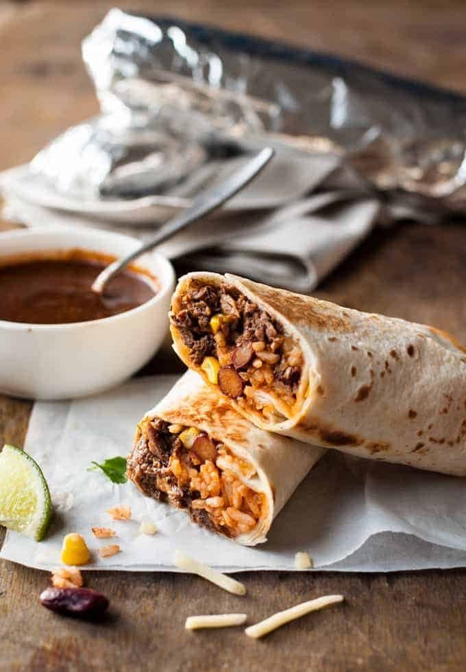 Burritos cu Carne de Vită Rasă