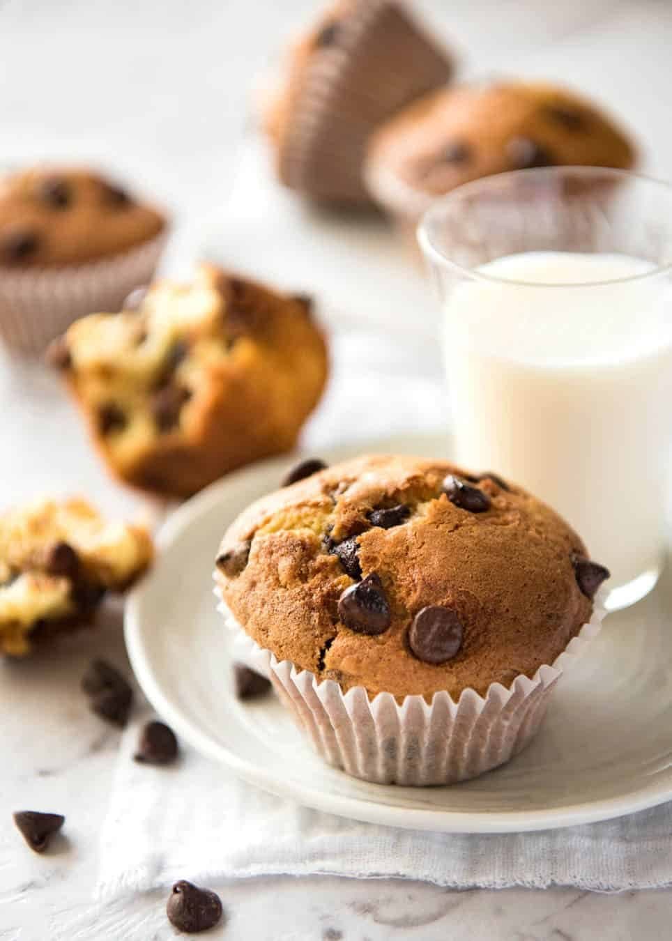 Cel mai bun Muffin cu Cipsuri de Ciocolată