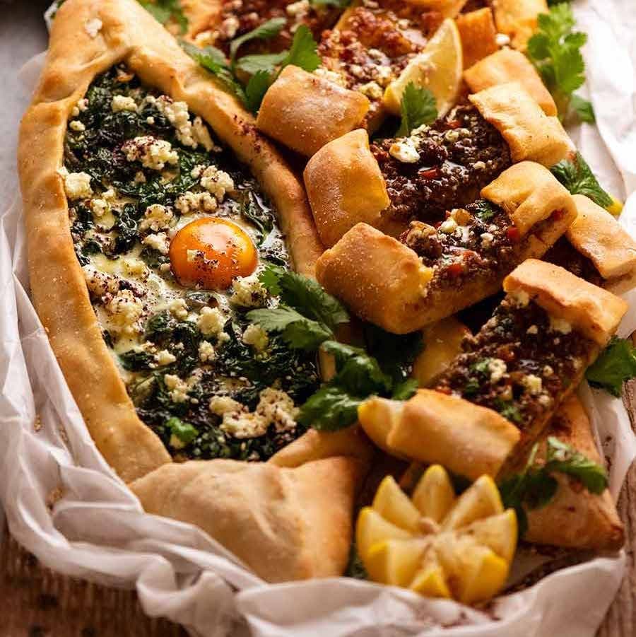 Pide - Pâine turcească plată / Pizza