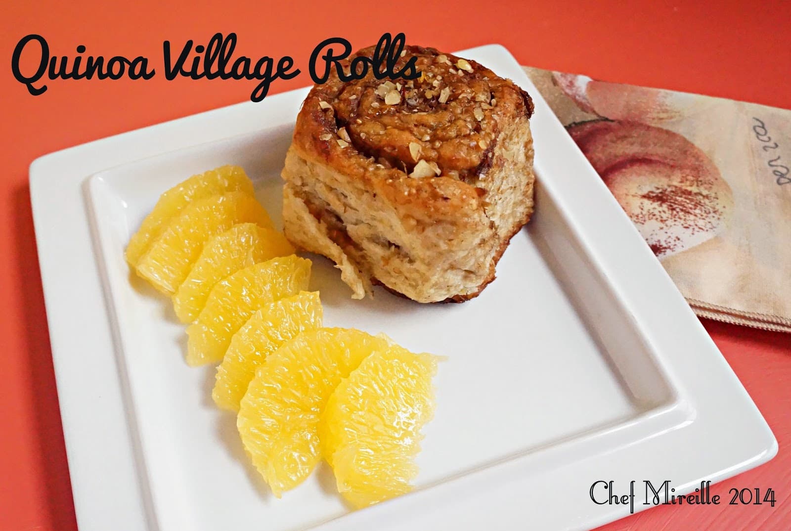 Pâine cu quinoa în formă de rulouri dulci