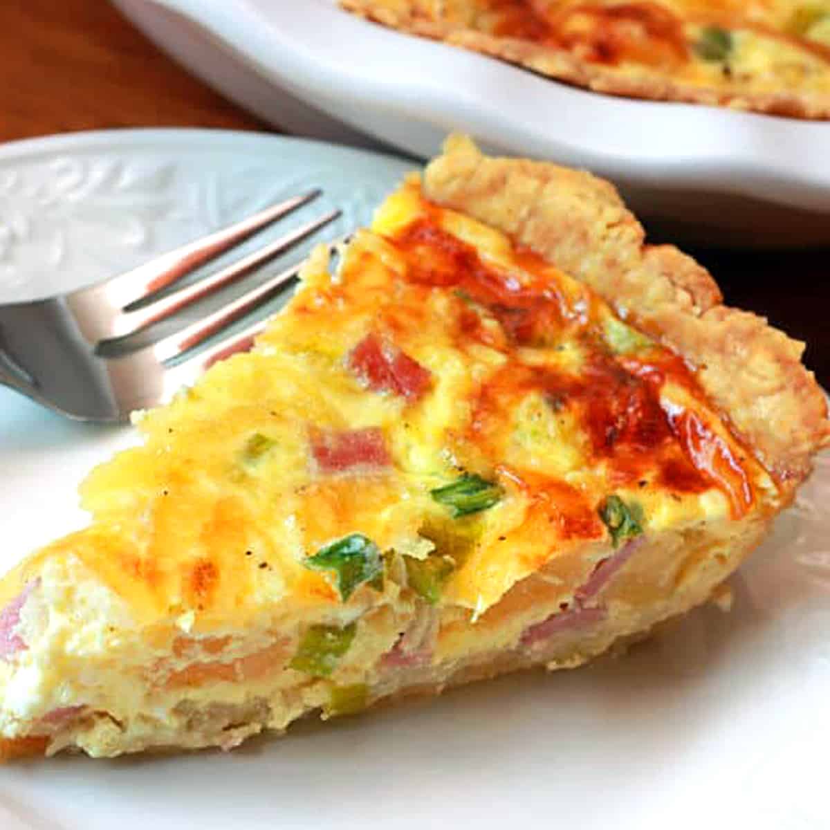 Quiche cu Bacon Canadian și Ananas