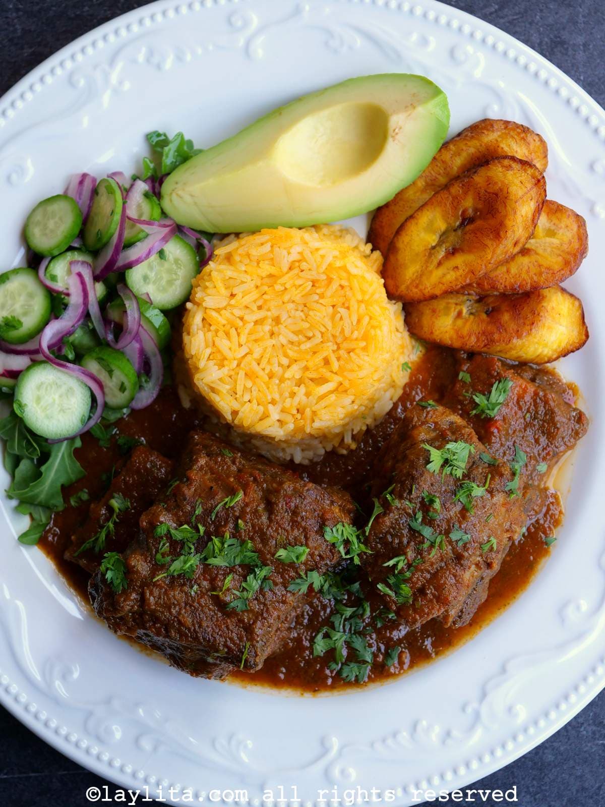 Tocană de Coaste de Vită Stil Ecuador (Seco de Costilla de Res)