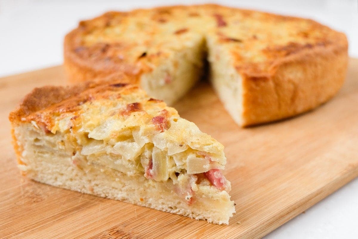 Tartă de Ceapă Germană (Zwiebelkuchen)