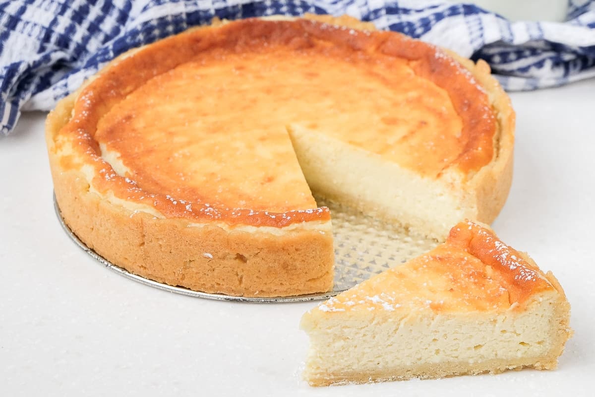Cheesecake German cu Quark (Käsekuchen)