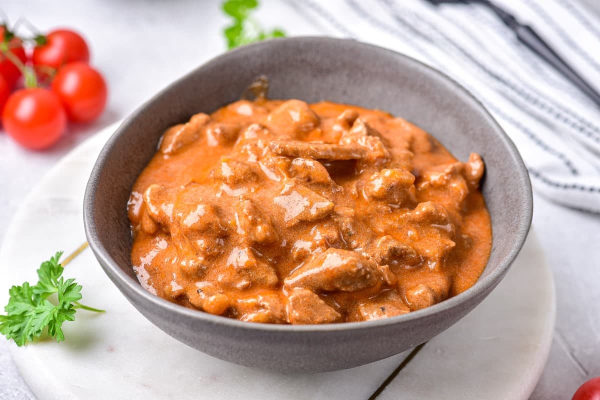 Beef Stroganoff